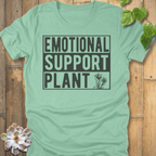 Heather Mint / S Emotional Support Plant T-Shirt T-Shirt