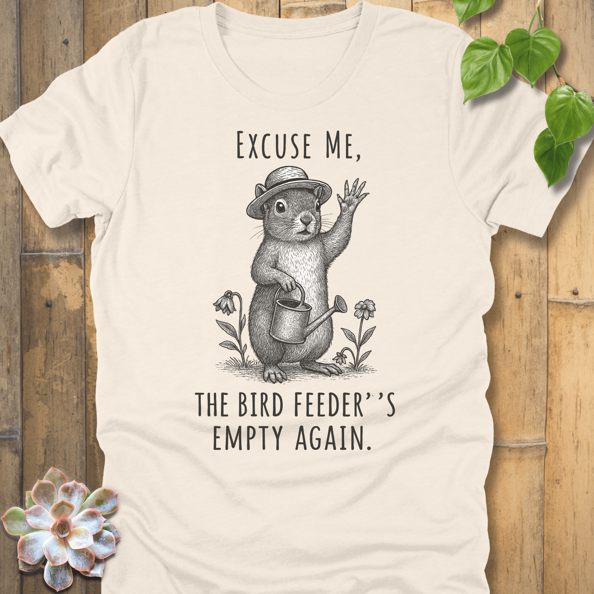 Natural / S Excuse Me T-Shirt T-Shirt