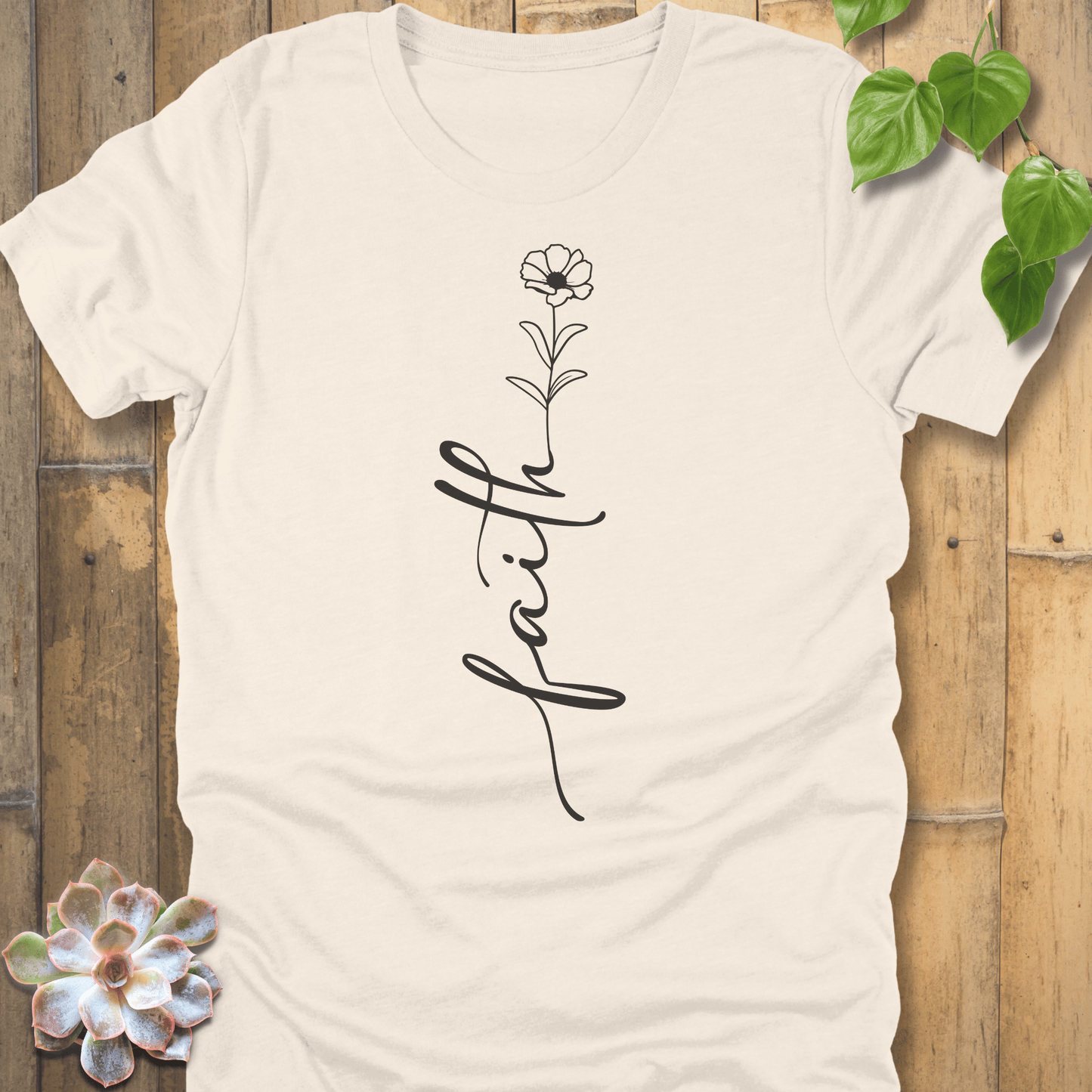 Natural / S Faith T-Shirt T-Shirt