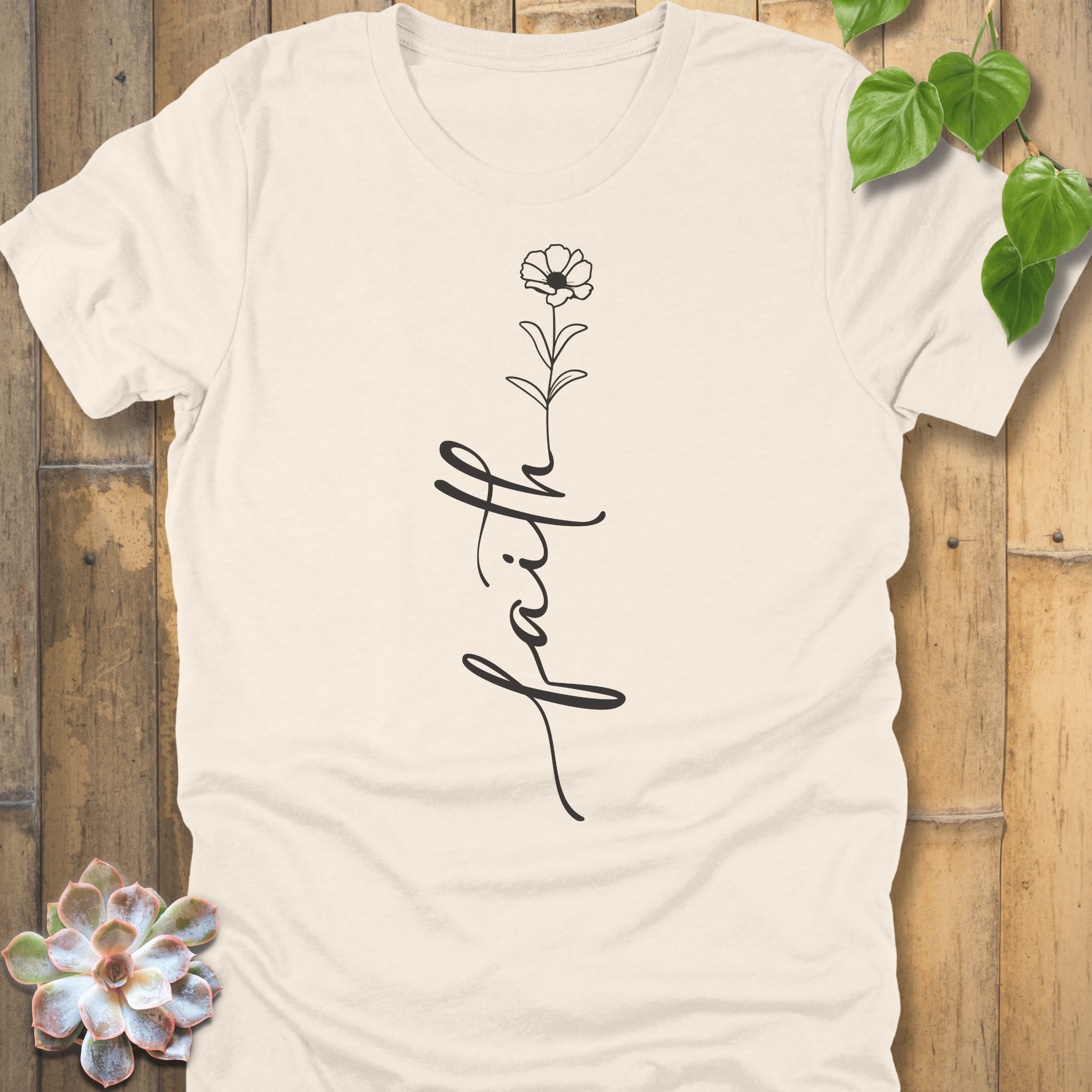 Natural / S Faith T-Shirt T-Shirt