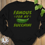Black / S Famous Zucchini Sweatshirt Sweatshirt