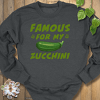 Dark Heather / S Famous Zucchini Sweatshirt Sweatshirt