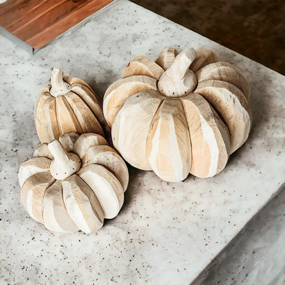 Farmhouse Pumpkin Trio Decor Set Home Decor