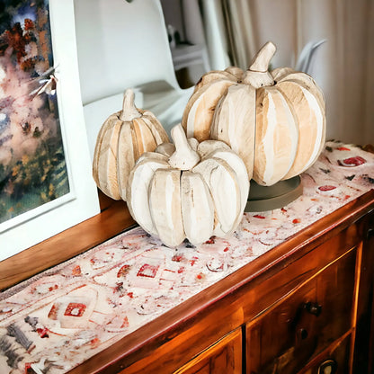 Farmhouse Pumpkin Trio Decor Set Home Decor
