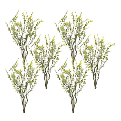 1 Faux Boxwood Spray Set Artificial Flower