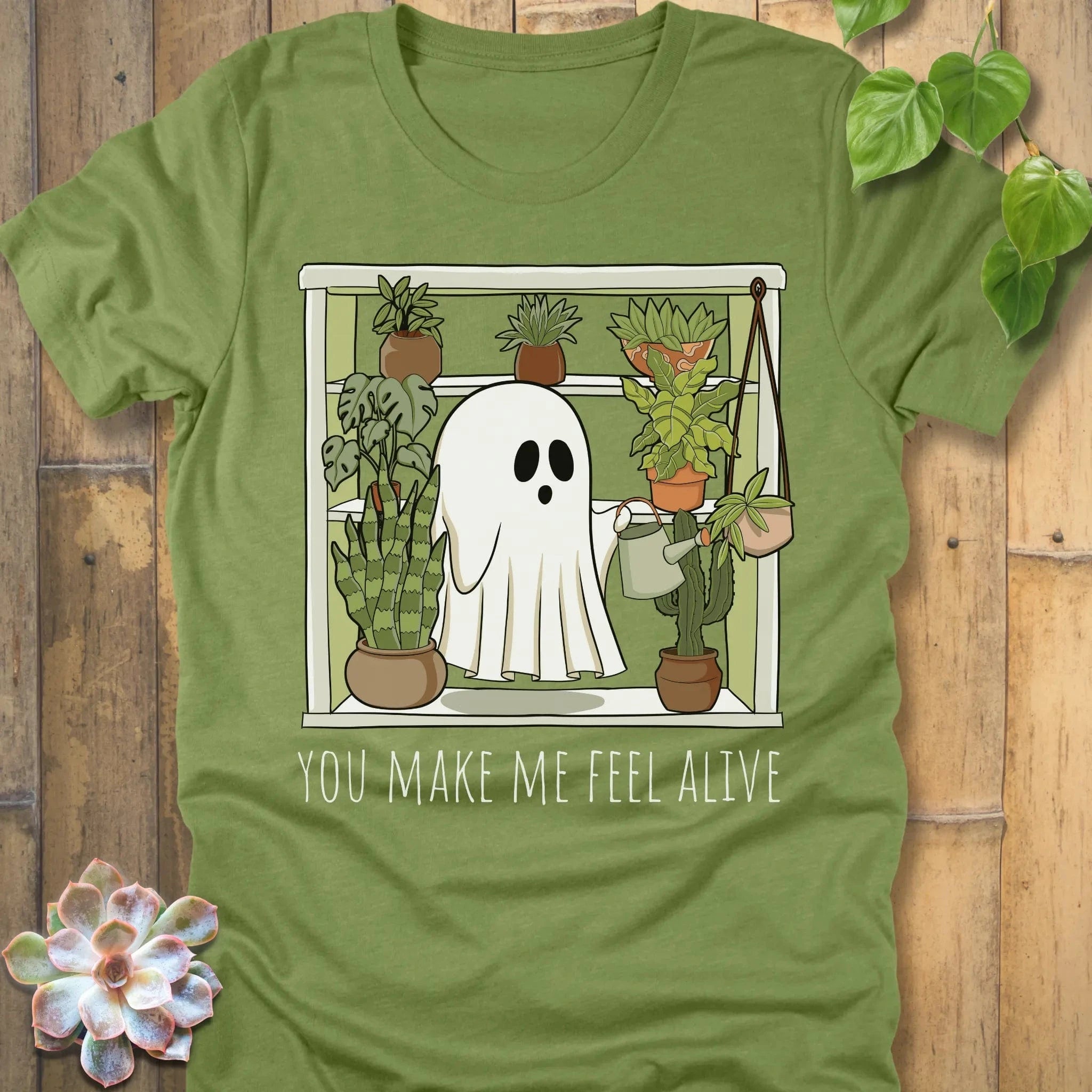 Heather Green / S Feel Alive T-Shirt T-Shirt