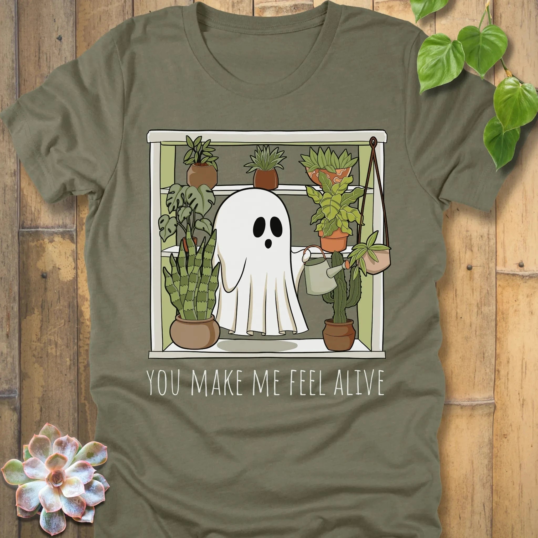 Heather Olive / S Feel Alive T-Shirt T-Shirt