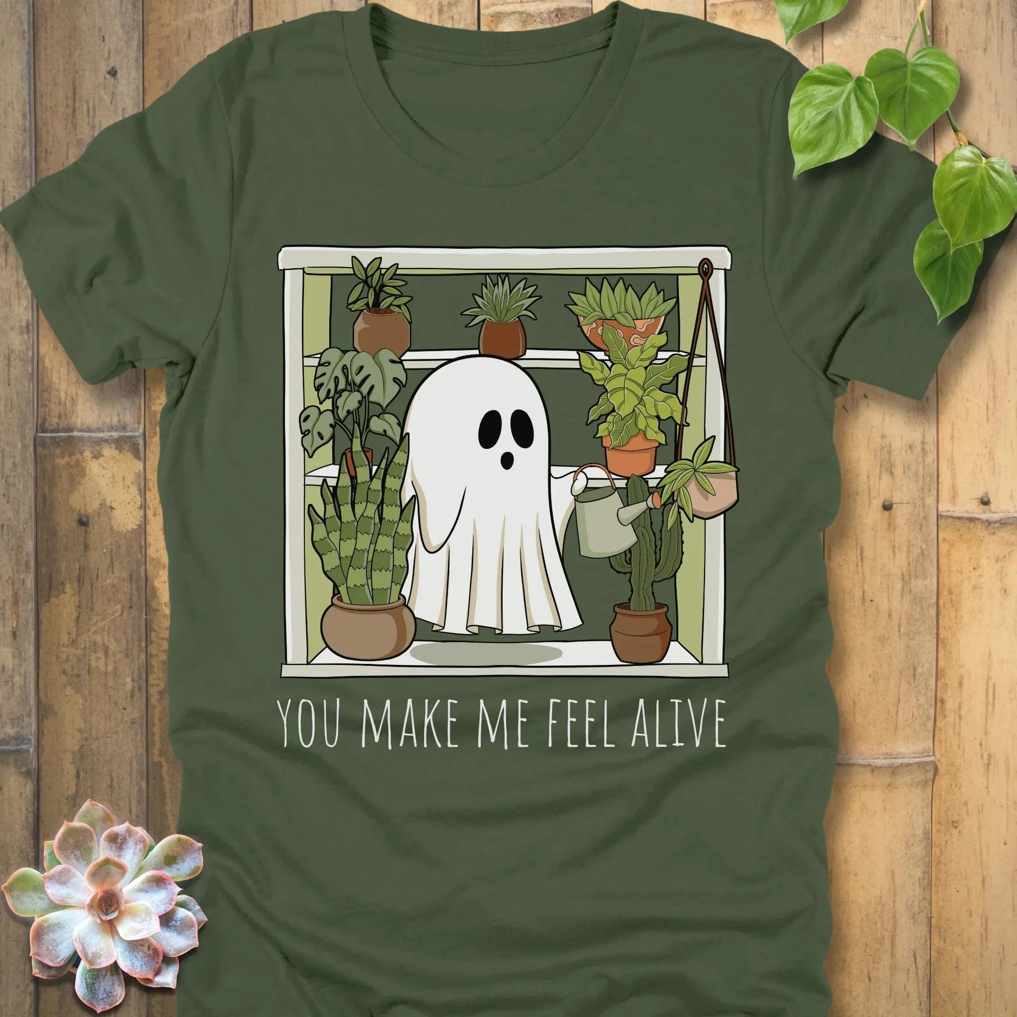 Military Green / S Feel Alive T-Shirt T-Shirt