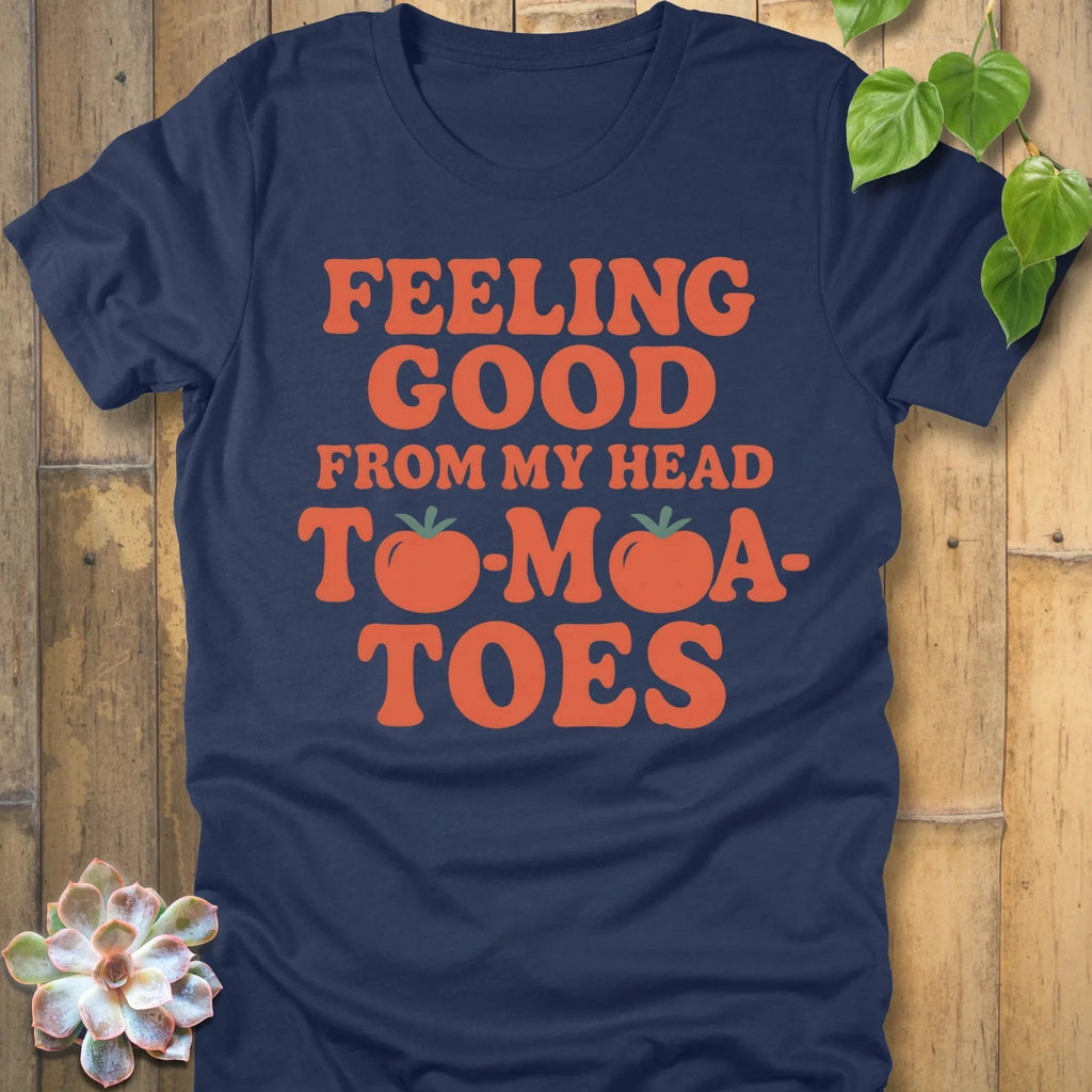 Heather Navy / S Feeling Good - T-Shirt T-Shirt