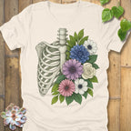 Natural / S Floral Bones T-Shirt T-Shirt
