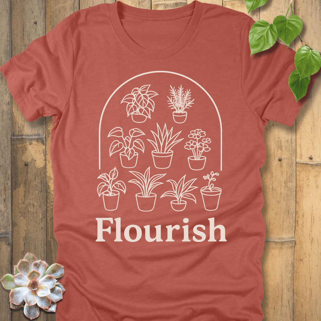 Heather Clay / S Flourish T-Shirt T-Shirt