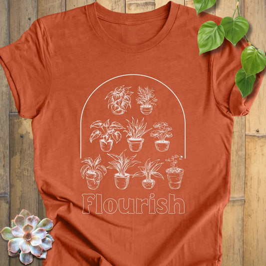 Heather Clay / XS Flourish T-Shirt T-Shirt