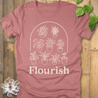 Heather Mauve / S Flourish T-Shirt T-Shirt
