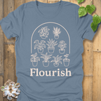 Steel Blue / S Flourish T-Shirt T-Shirt