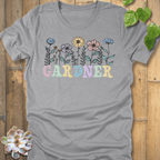 Athletic Heather / S Flower Gardener T-Shirt T-Shirt