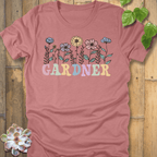 Heather Mauve / S Flower Gardener T-Shirt T-Shirt