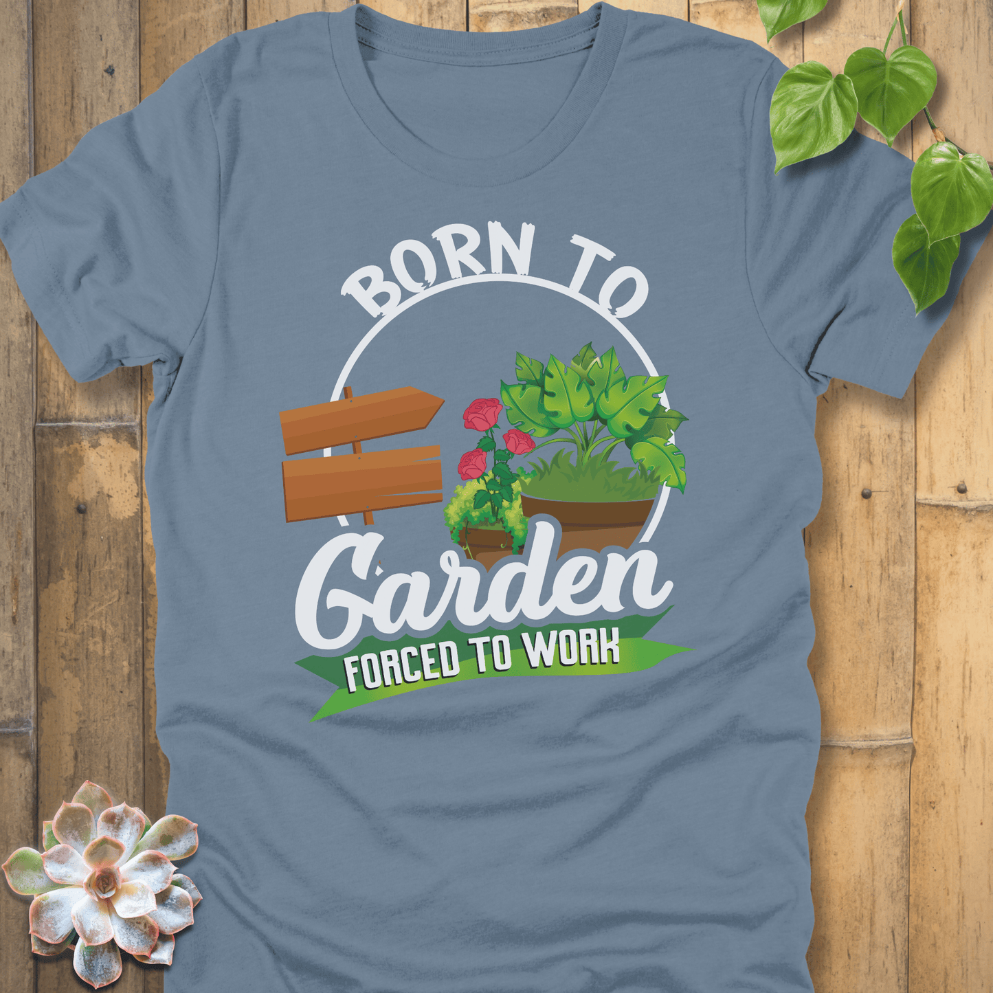 Steel Blue / S Forced To Work T-shirt T-Shirt