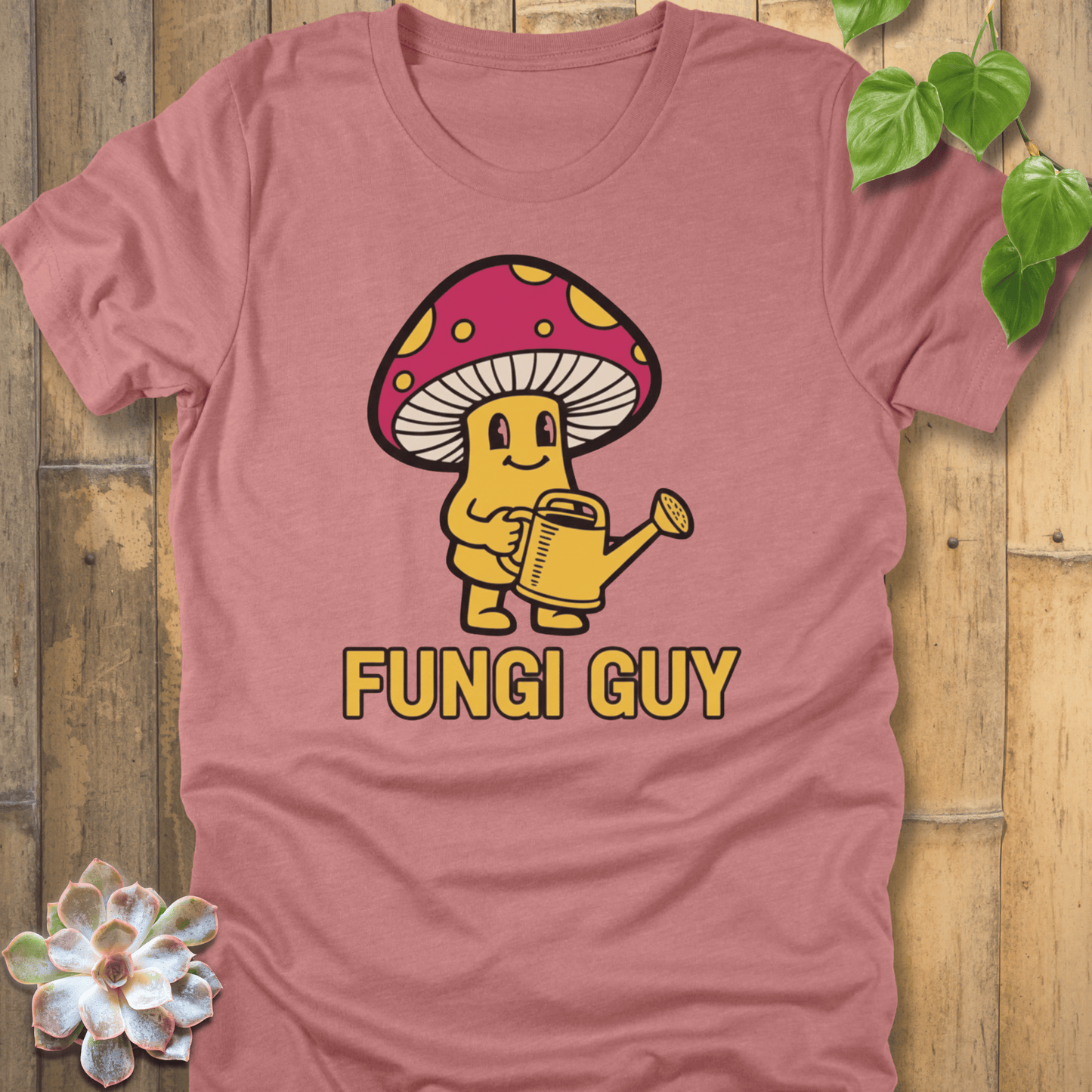 Heather Mauve / S Fungi Guy T-shirt T-Shirt