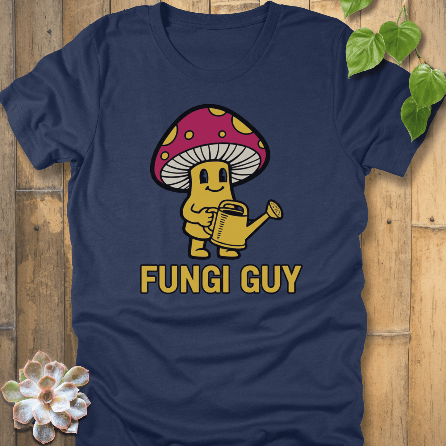 Heather Navy / S Fungi Guy T-shirt T-Shirt