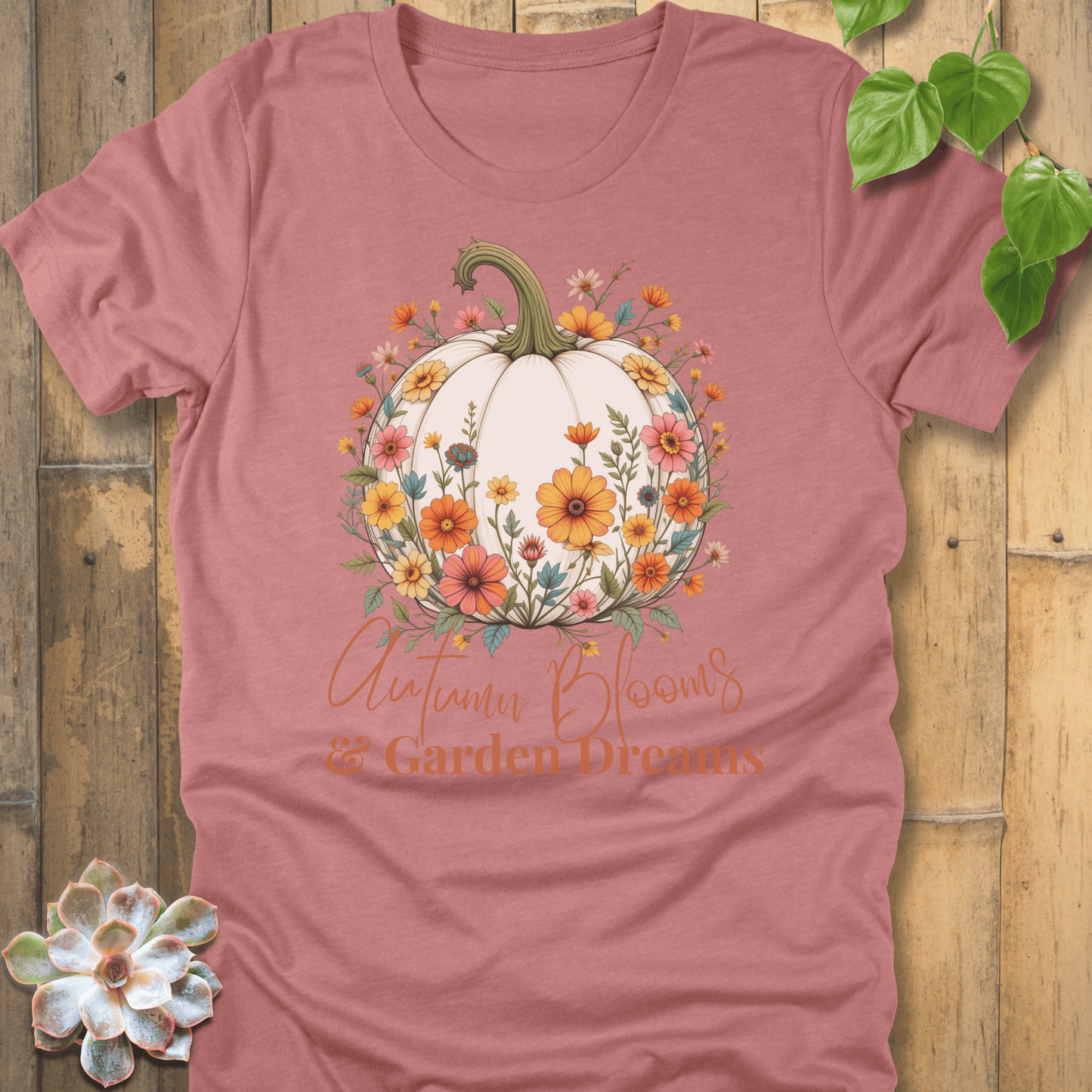 Heather Mauve / S Garden Dreams T-Shirt T-Shirt