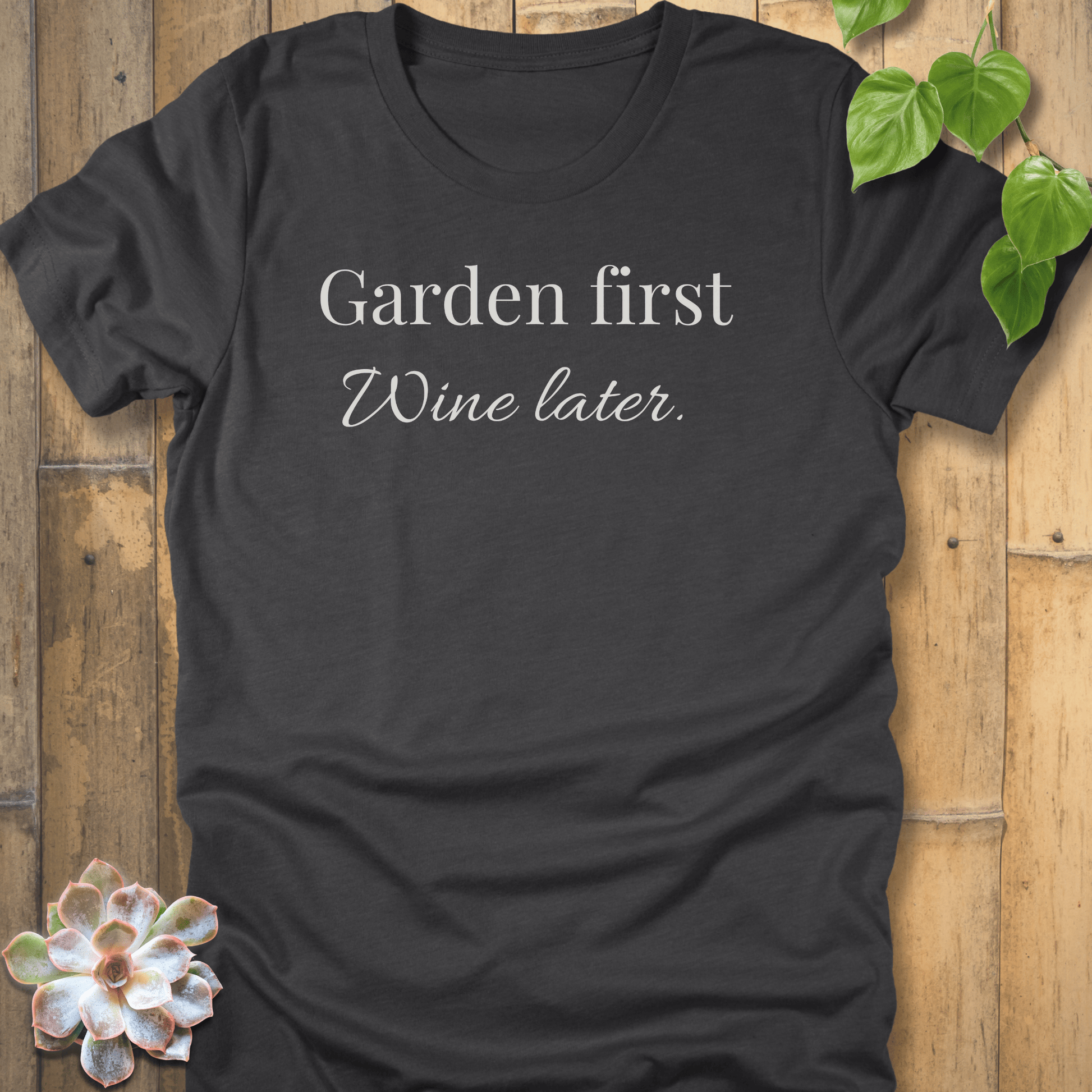 Dark Grey Heather / S Garden first T-Shirt T-Shirt