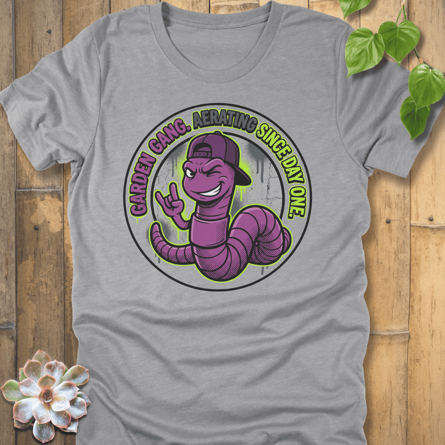 Athletic Heather / S Garden Gang T-shirt T-Shirt
