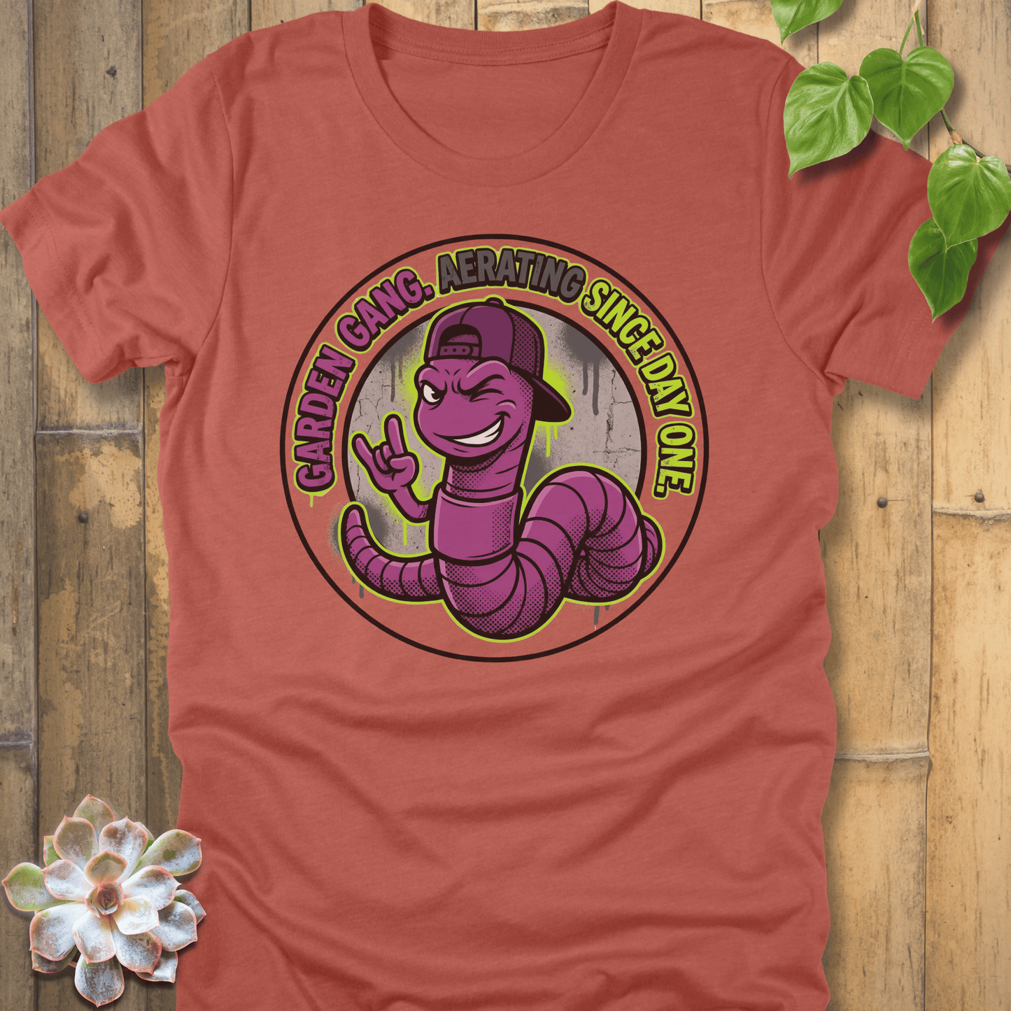 Heather Clay / S Garden Gang T-shirt T-Shirt
