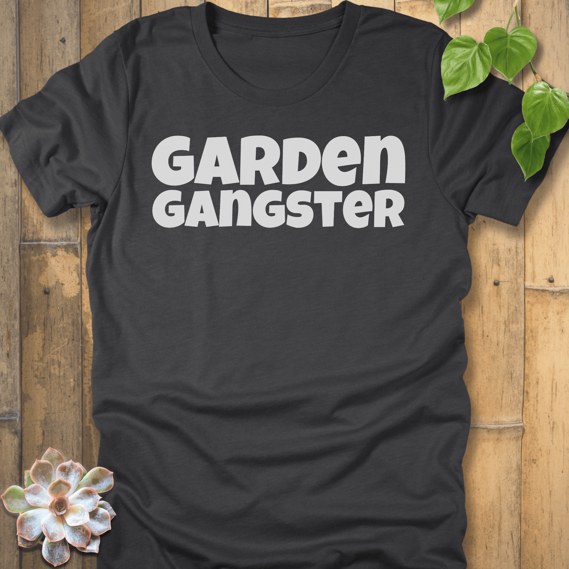 Dark Grey Heather / S Garden Gangster T-Shirt T-Shirt