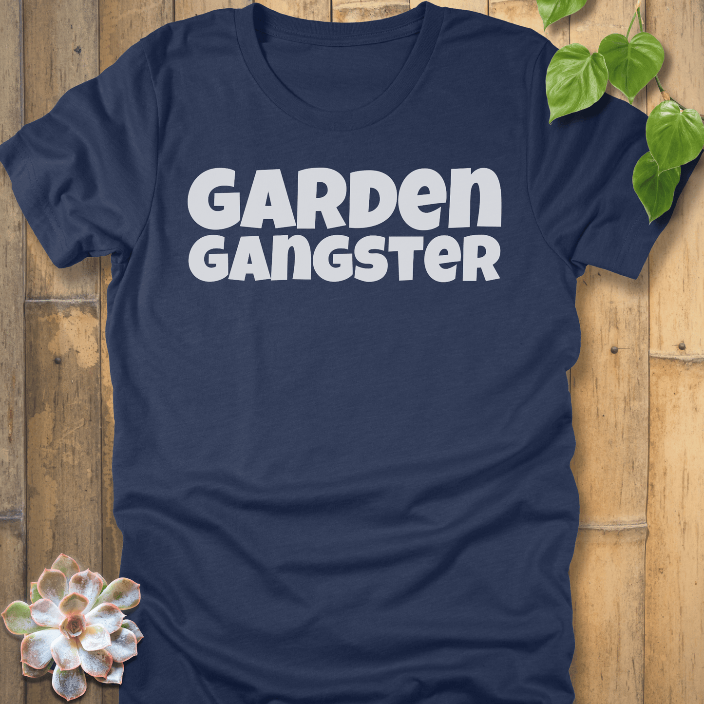 Heather Navy / S Garden Gangster T-Shirt T-Shirt