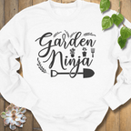 White / S Garden Ninja Sweatshirt Sweatshirt