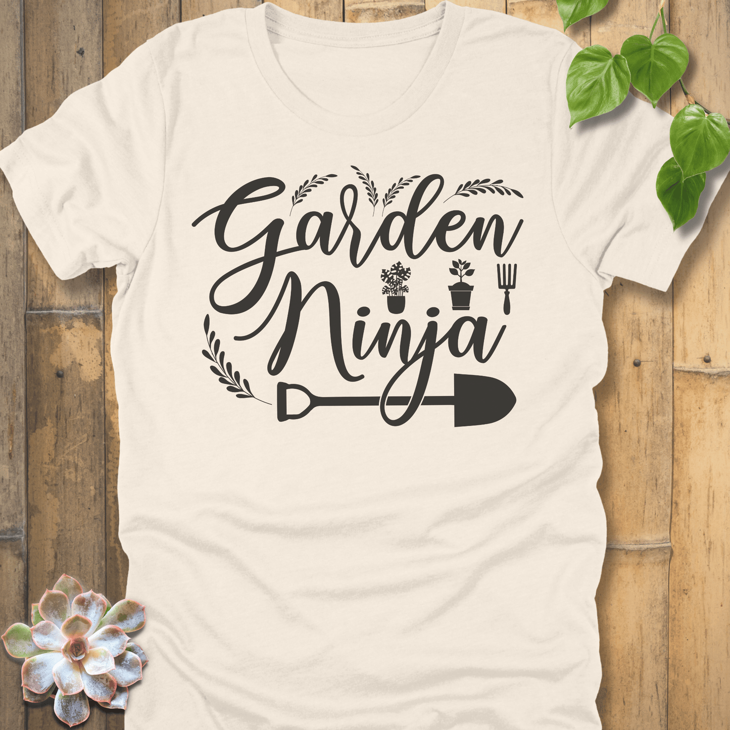 Natural / S Garden Ninja T-Shirt T-Shirt