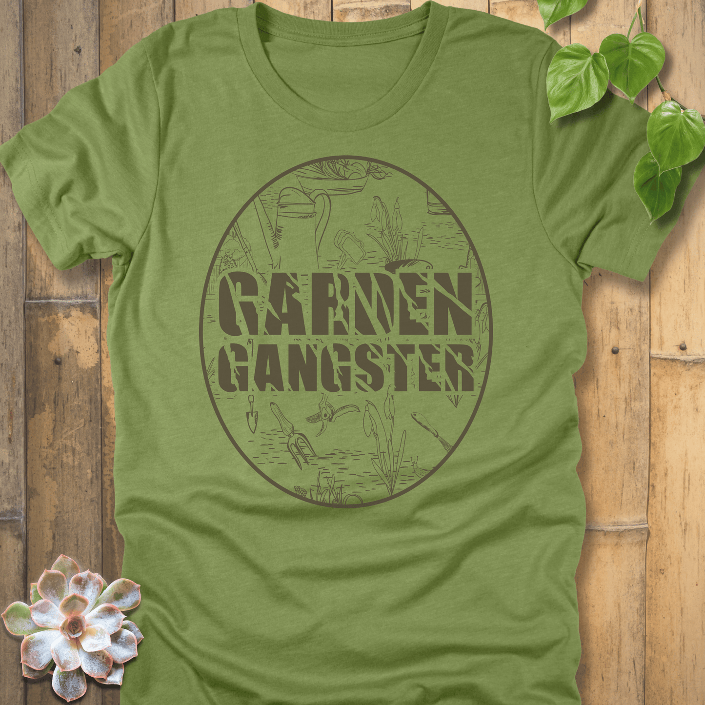 Heather Green / S Garden T-Shirt T-Shirt