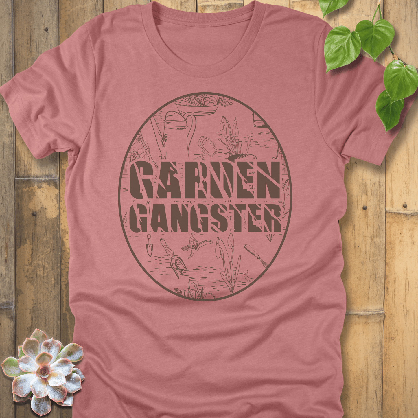 Heather Mauve / S Garden T-Shirt T-Shirt