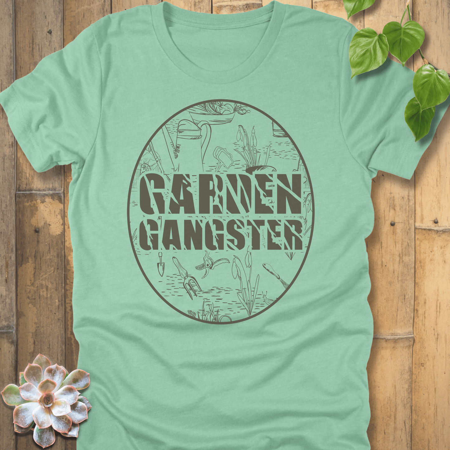 Heather Mint / S Garden T-Shirt T-Shirt