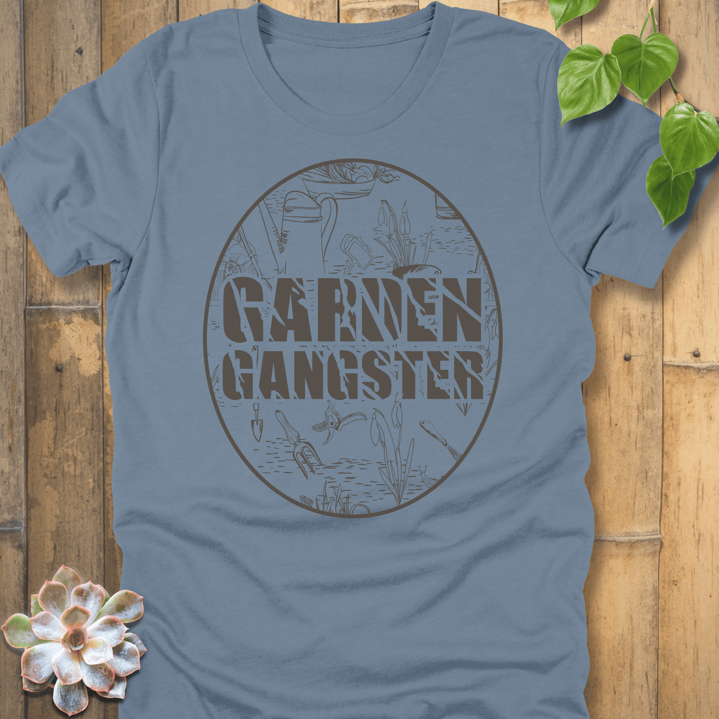 Steel Blue / S Garden T-Shirt T-Shirt