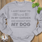 Sport Grey / S Gardener And Dog Lover Sweatshirt Sweatshirt