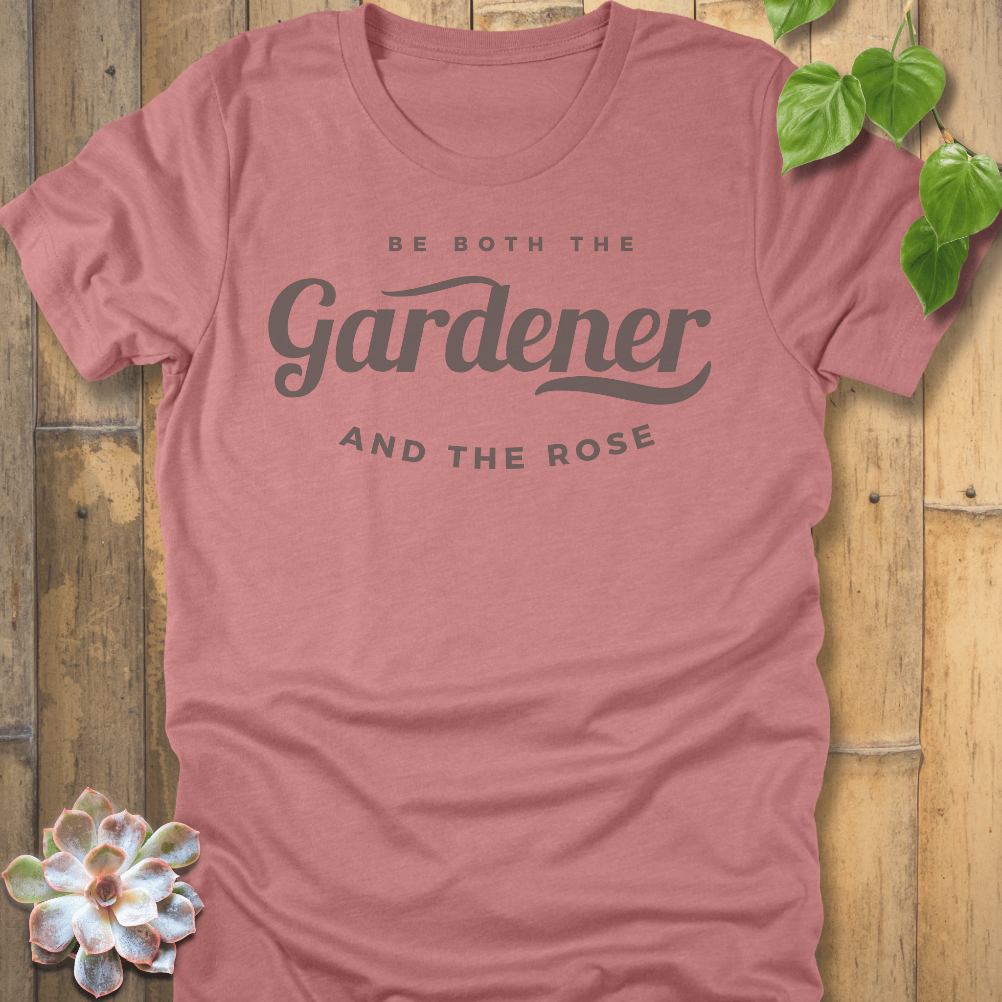 Heather Mauve / S Gardener And The Rose T-Shirt T-Shirt