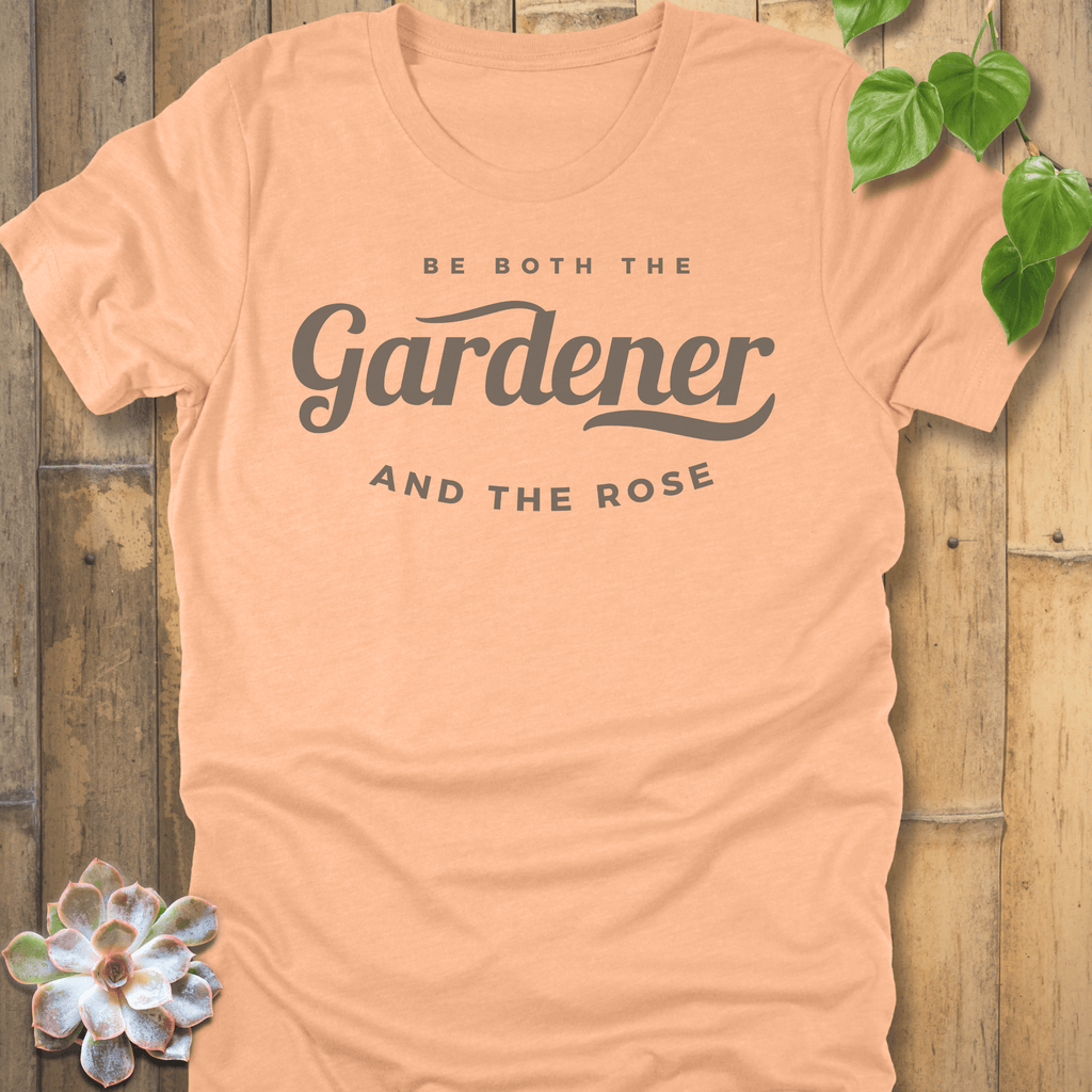 Heather Peach / S Gardener And The Rose T-Shirt T-Shirt