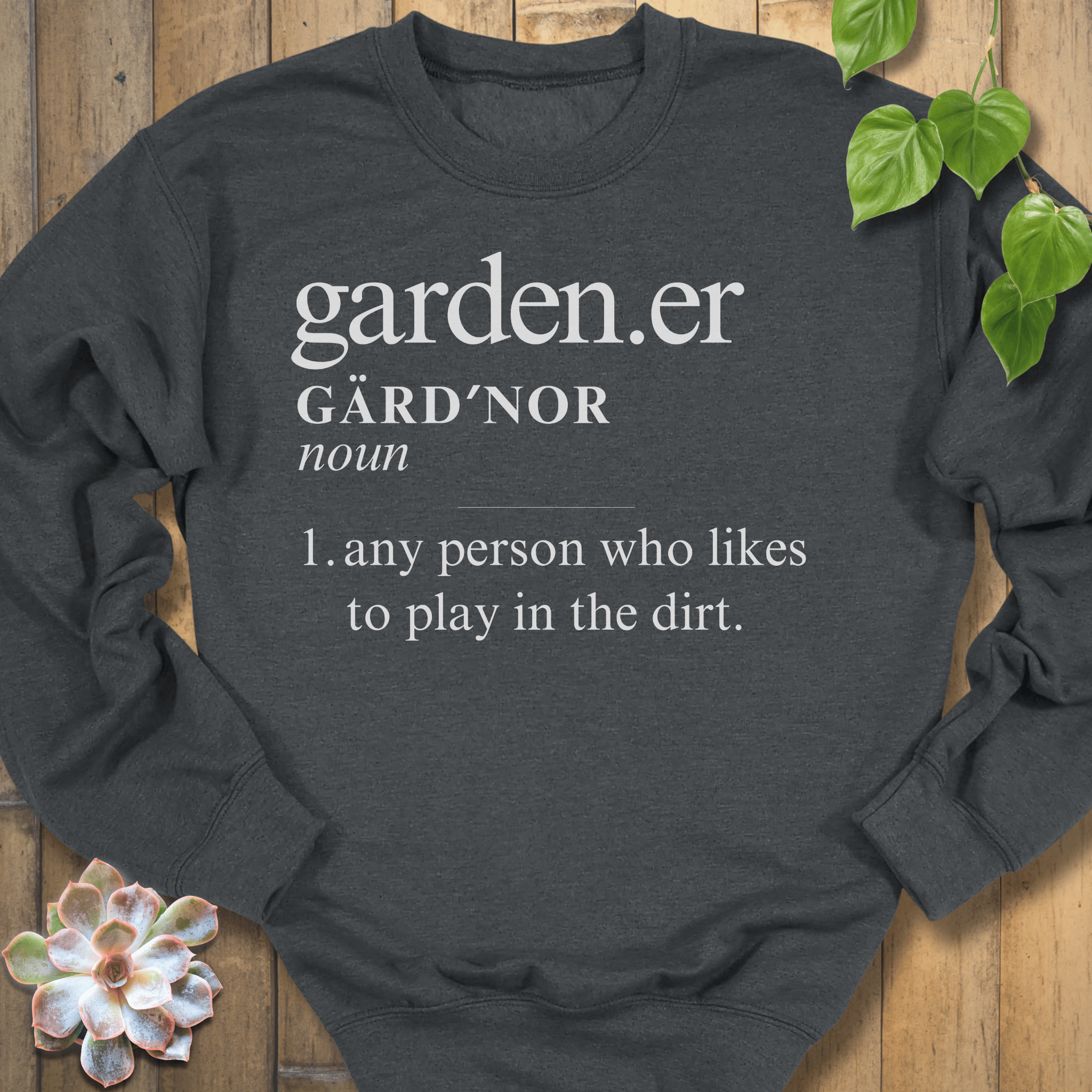 Dark Heather / S Gardener Definition Sweatshirt Sweatshirt