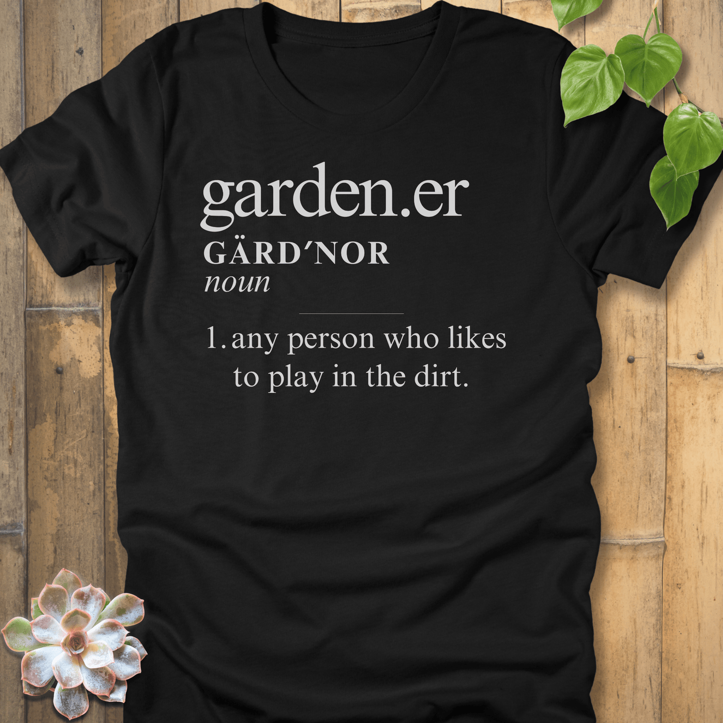 Black / S Gardener Definition T-Shirt T-Shirt