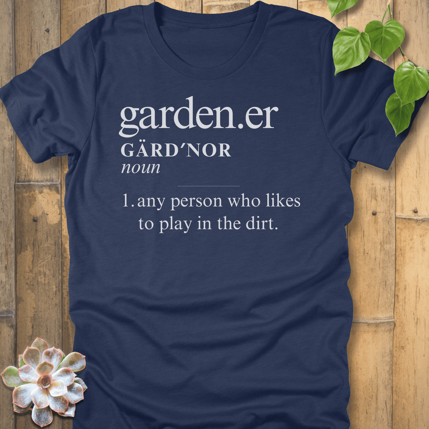 Heather Navy / S Gardener Definition T-Shirt T-Shirt
