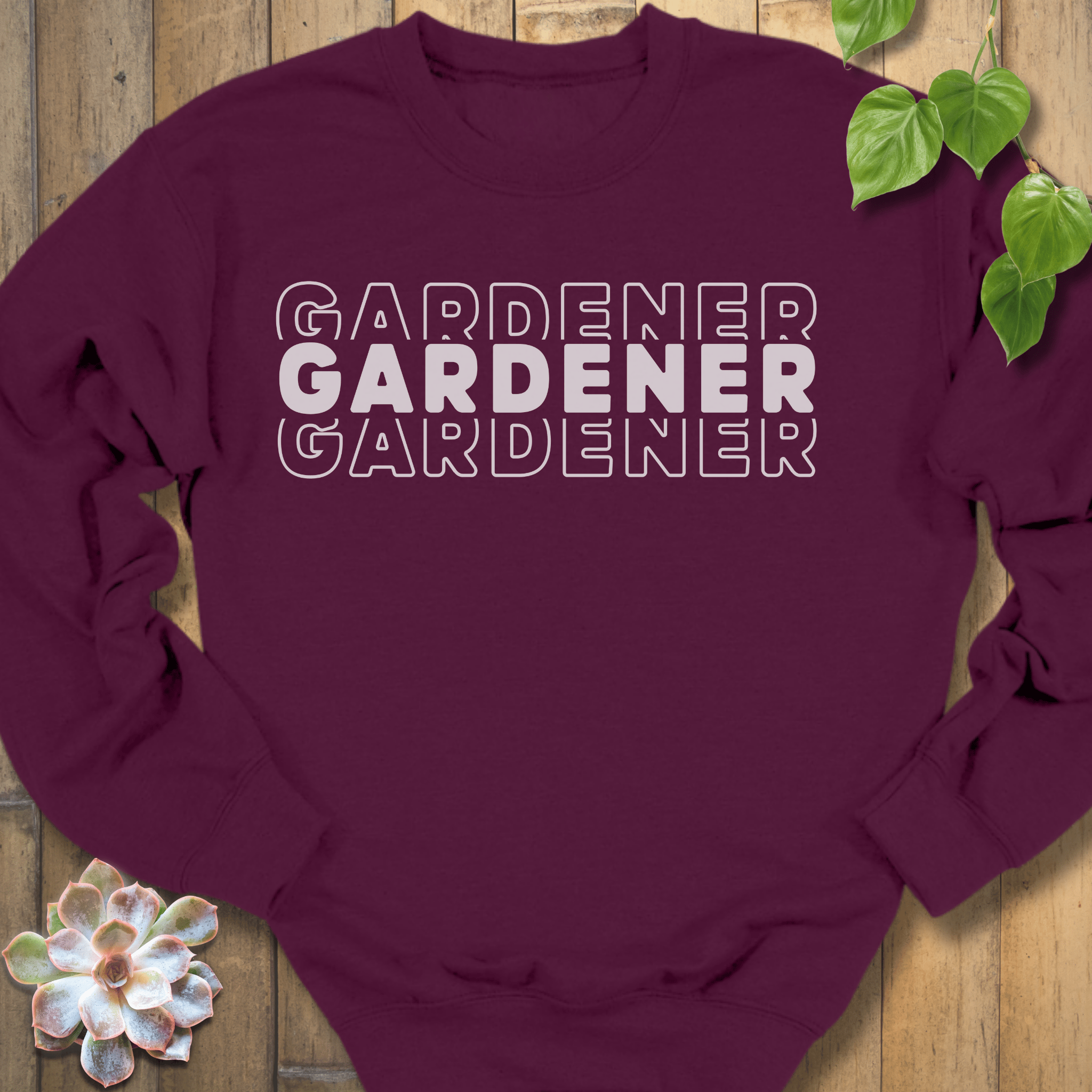 Maroon / S Gardener Sweatshirt Sweatshirt