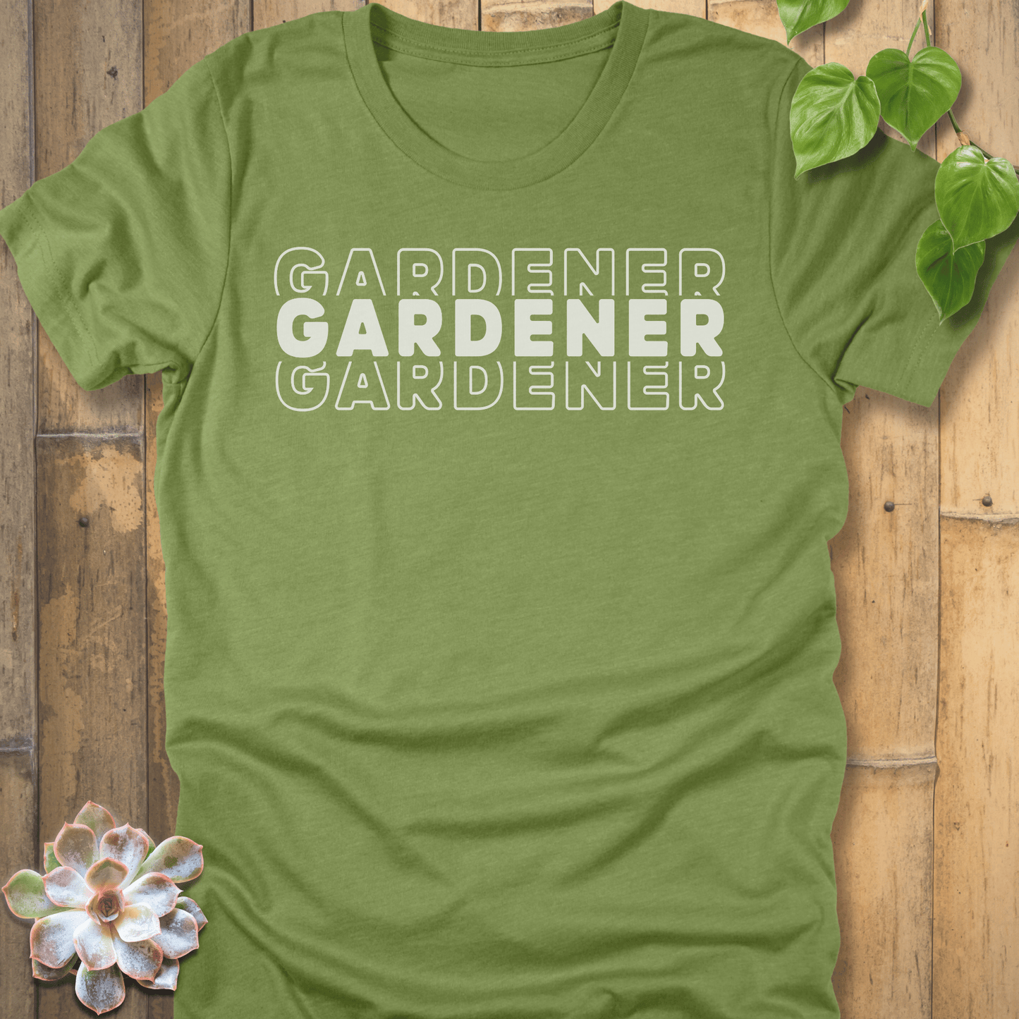 Heather Green / M Gardener T-Shirt T-Shirt
