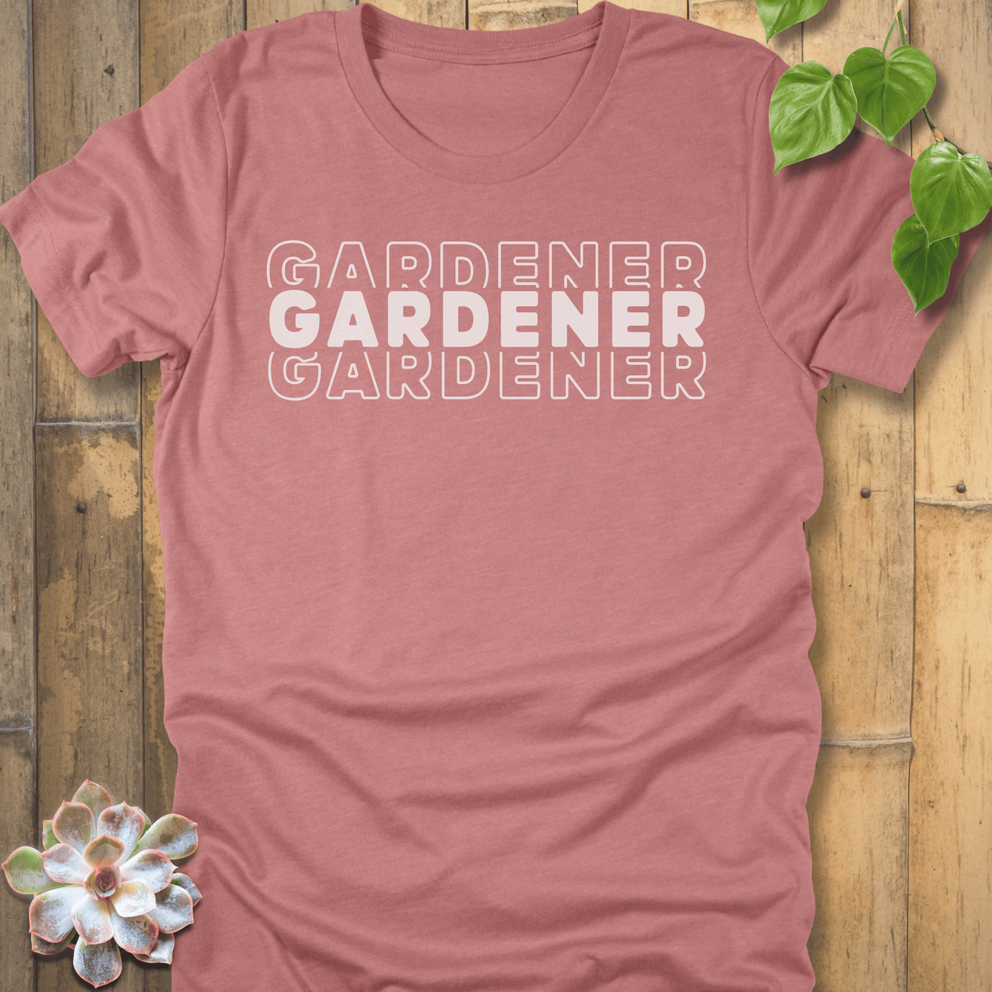 Heather Mauve / S Gardener T-Shirt T-Shirt