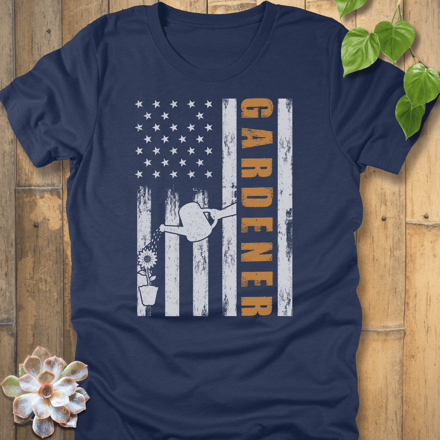 Heather Navy / S Gardener T-shirt T-Shirt