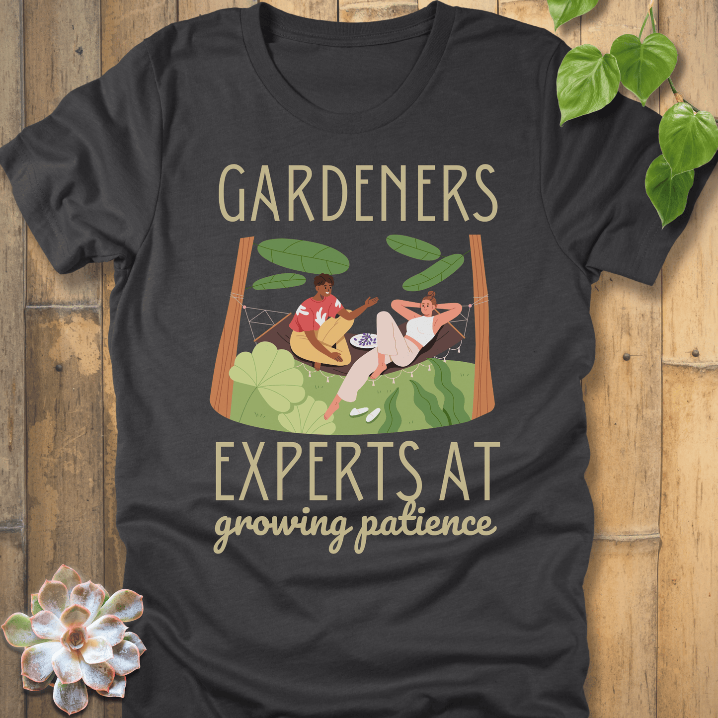Dark Grey Heather / S Gardeners Expert T-Shirt T-Shirt