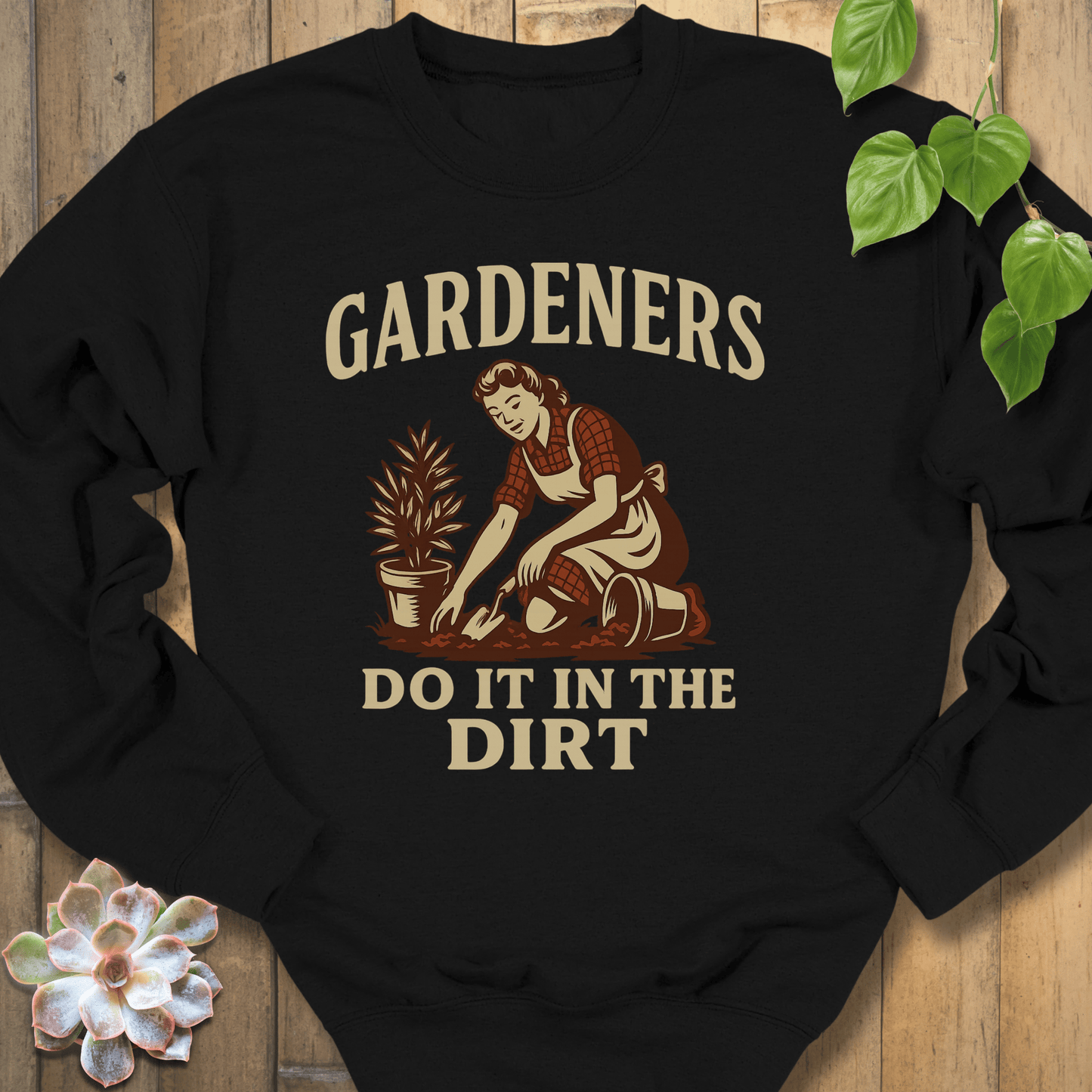 Black / S Gardeners In The Dirt Sweatshirt Sweatshirt