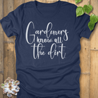 Heather Navy / S Gardeners Know Dirt T-Shirt T-Shirt