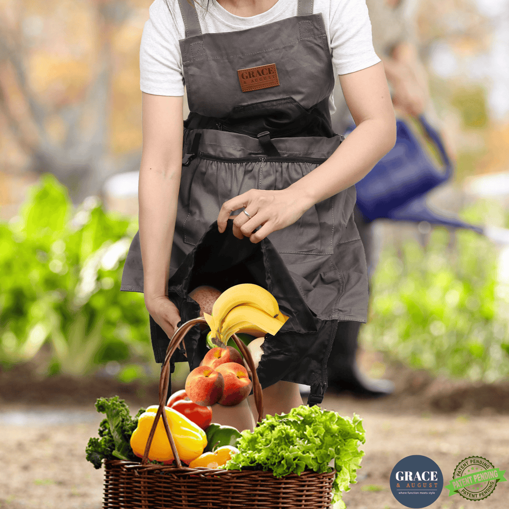 Gardening Apron, with  7 Pockets Garden Apron
