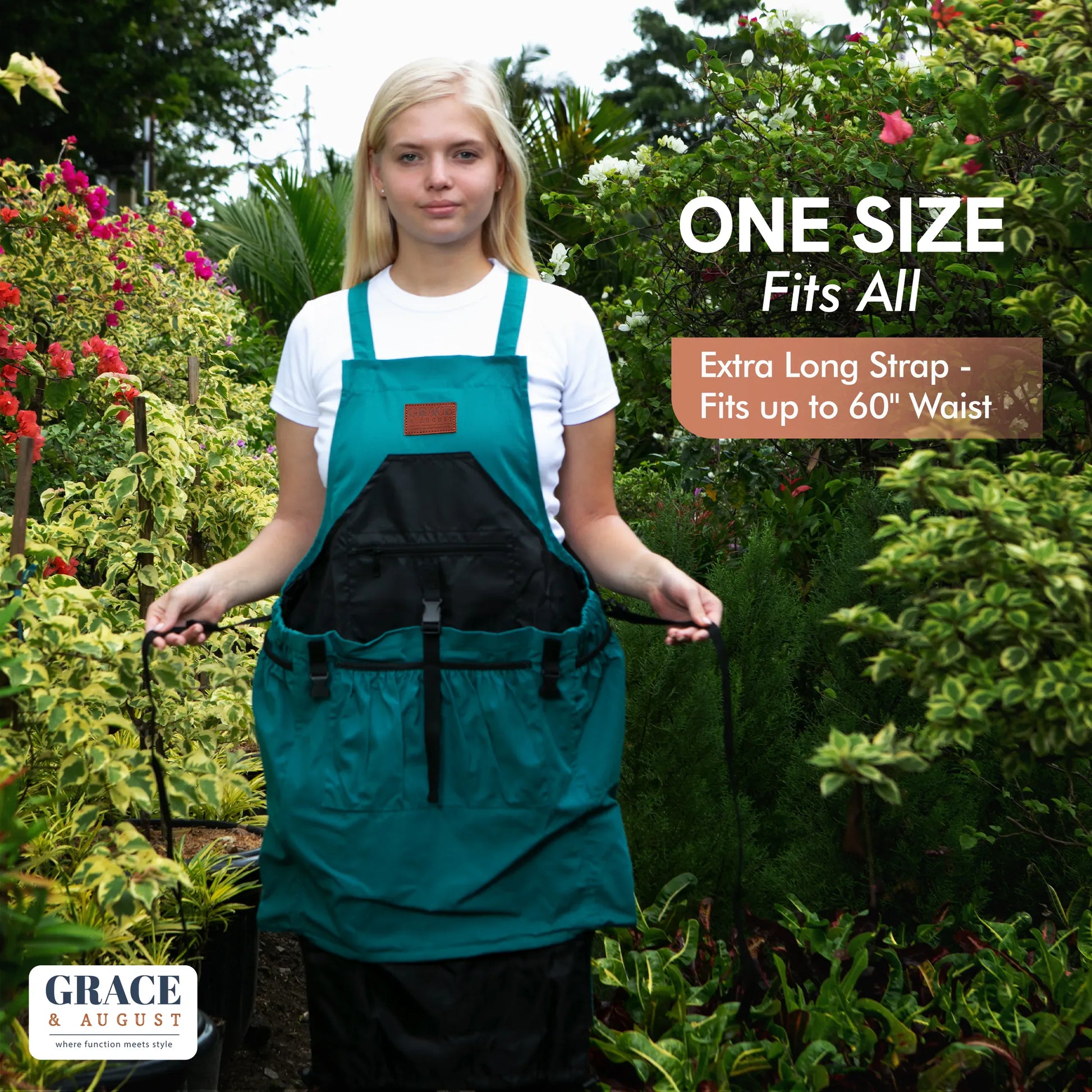 Gardening Apron with Pockets Canvas Apron